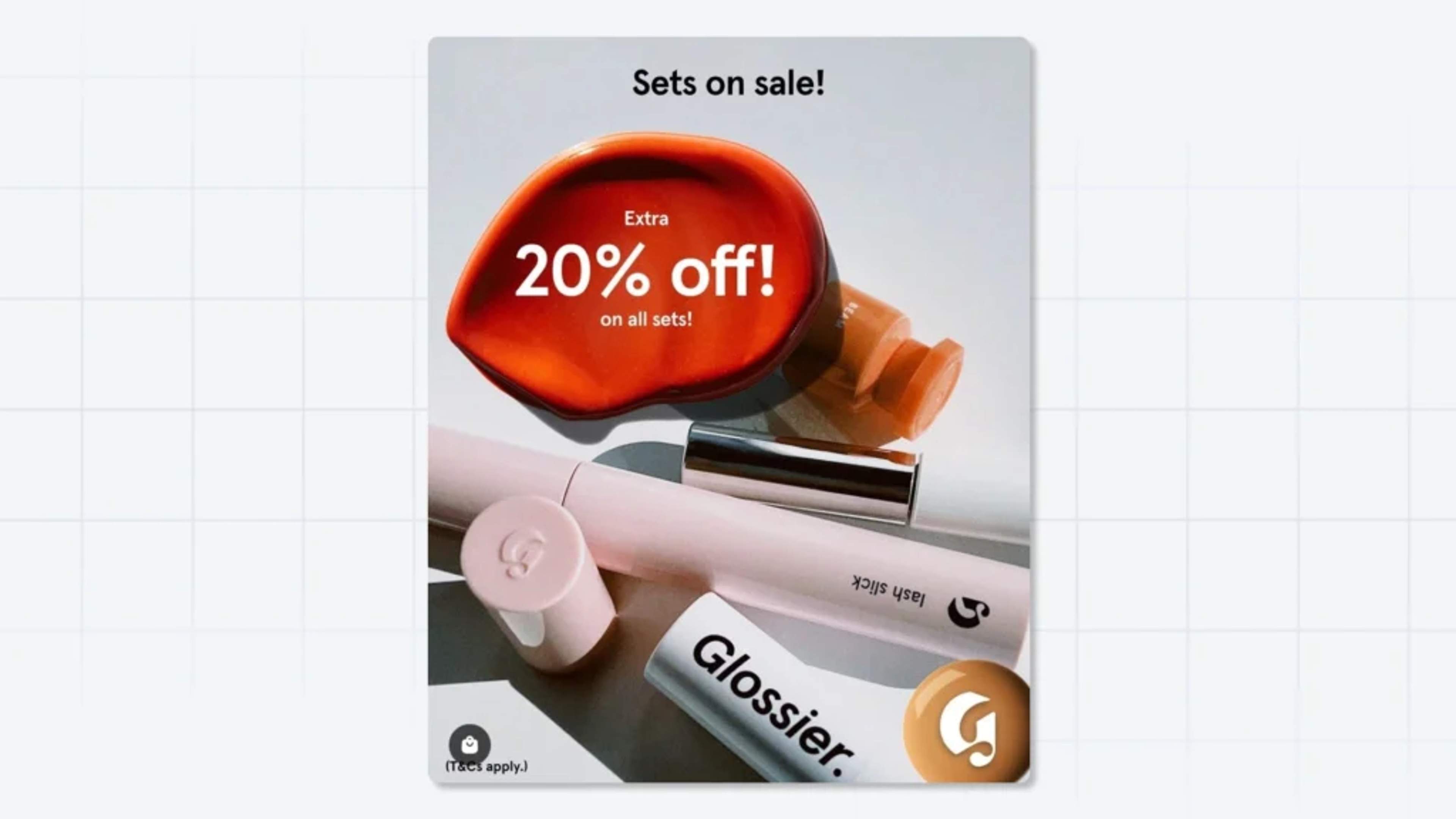 Glossier’s Only Sale of the Year