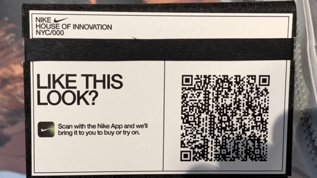 scan barcode nike air force 1