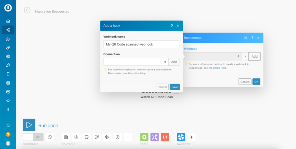 Connecting your Uniqode account to Integromat