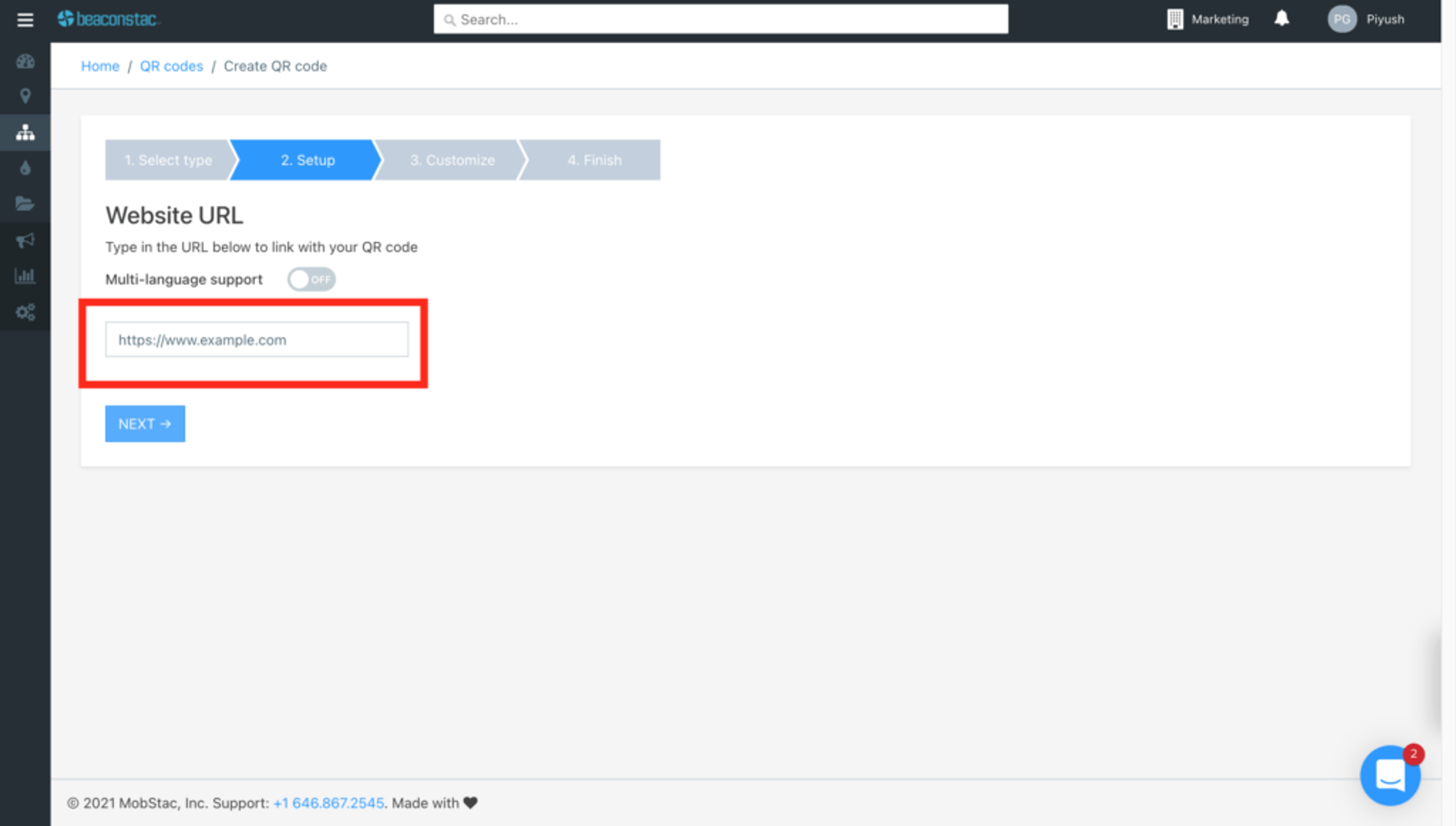 Pasting your Google Calendar event link on the URL box