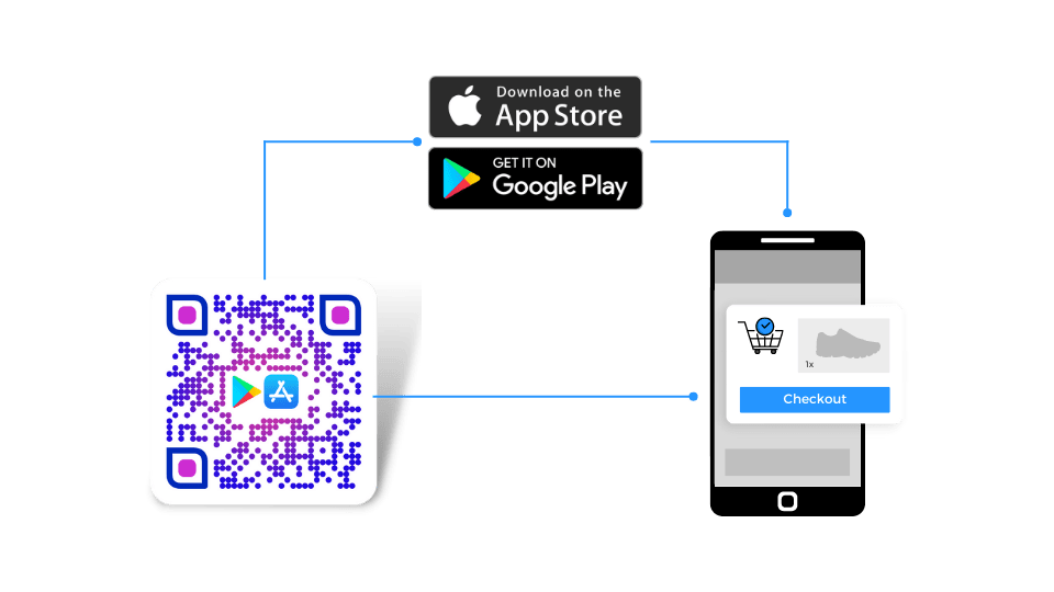 Deep Link Your App Download QR Codes