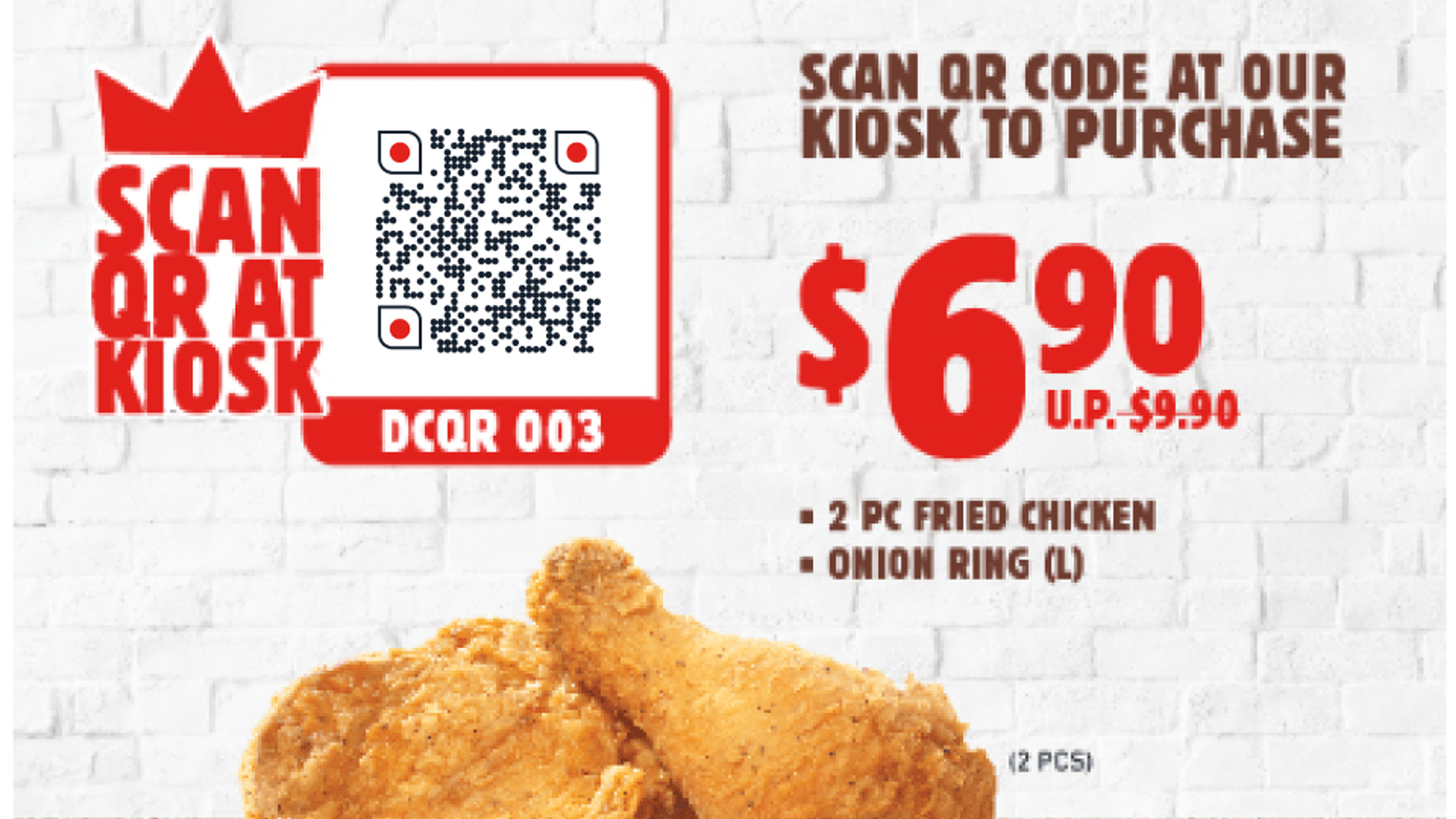 Burger King uses QR Code with border to stand out from the crowd
