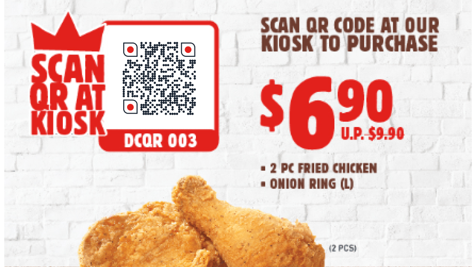 Burger King uses QR Code with border to stand out from the crowd