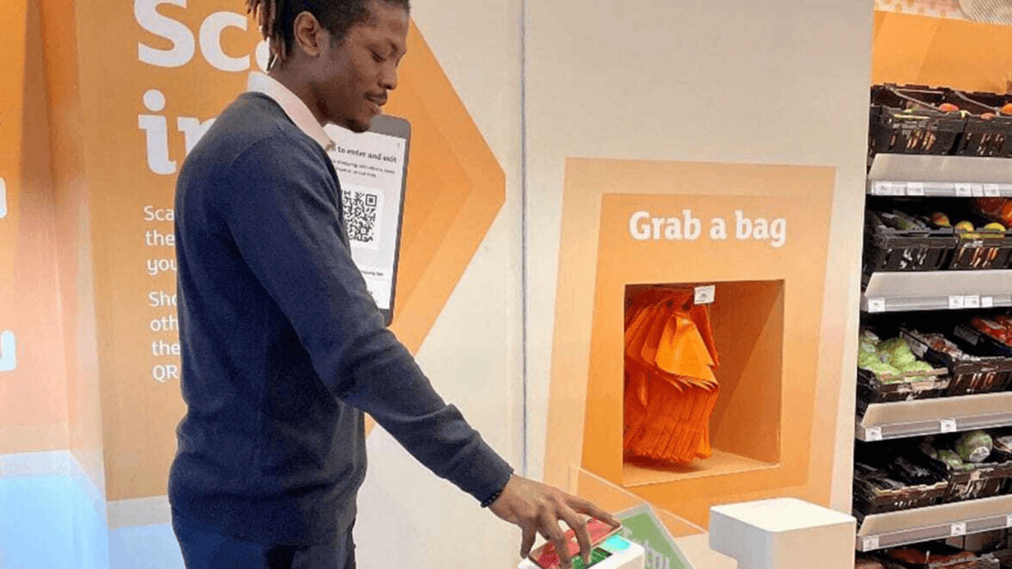 QR Codes at Sainsbury