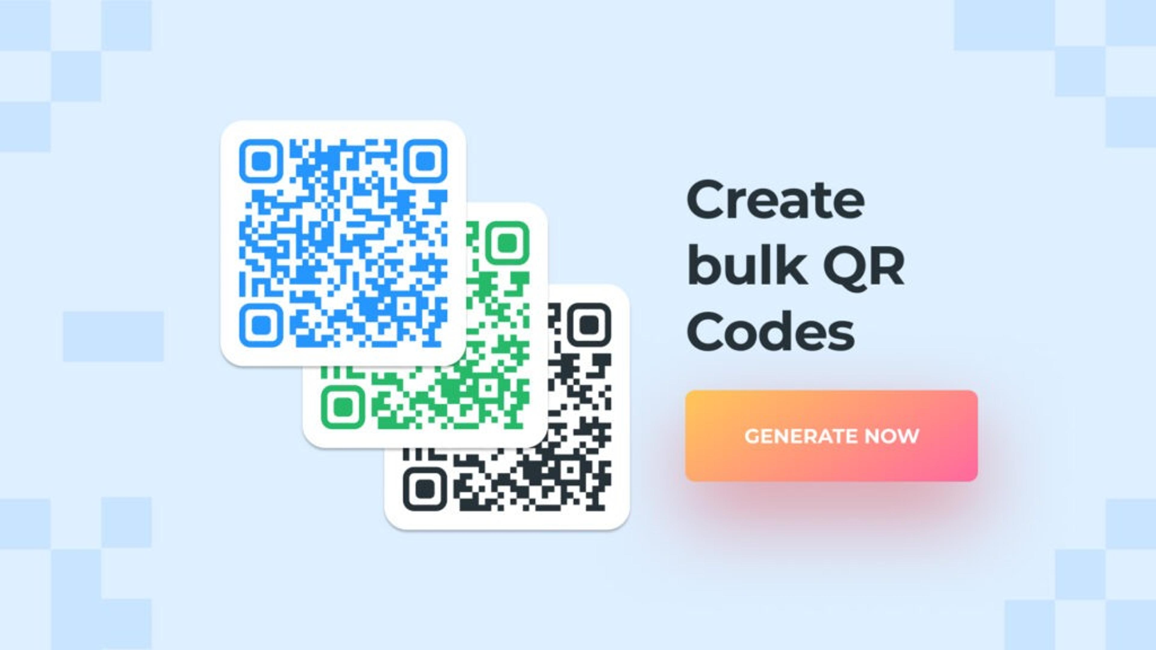 Create bulk QR Codes with Uniqode