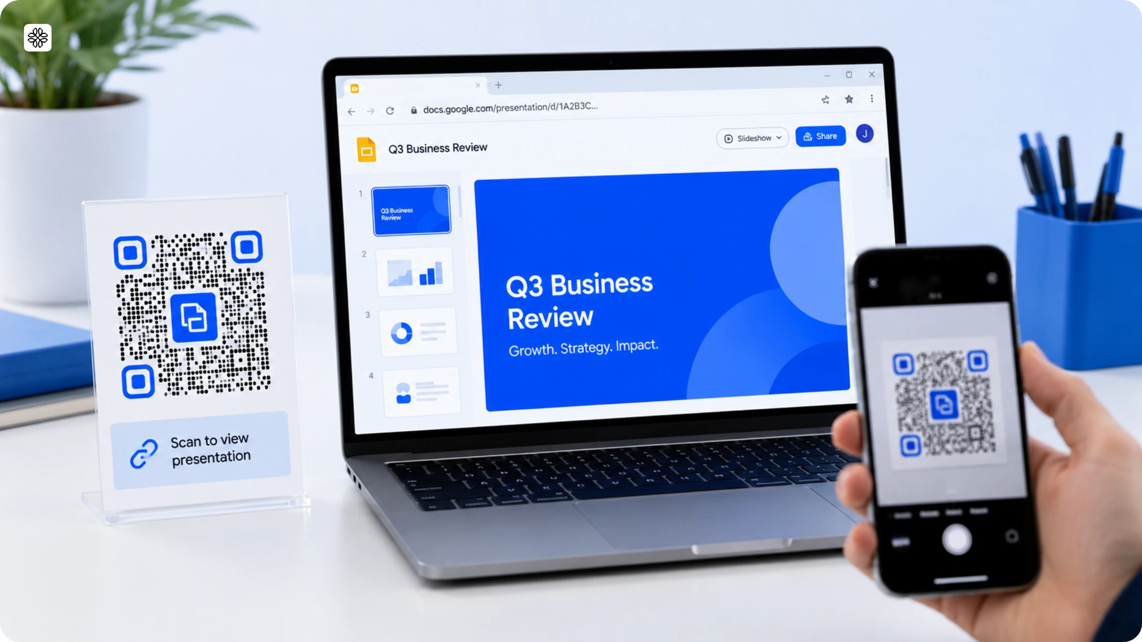 Google Workspace Marketplace add-ons for creating Google Slide QR Code