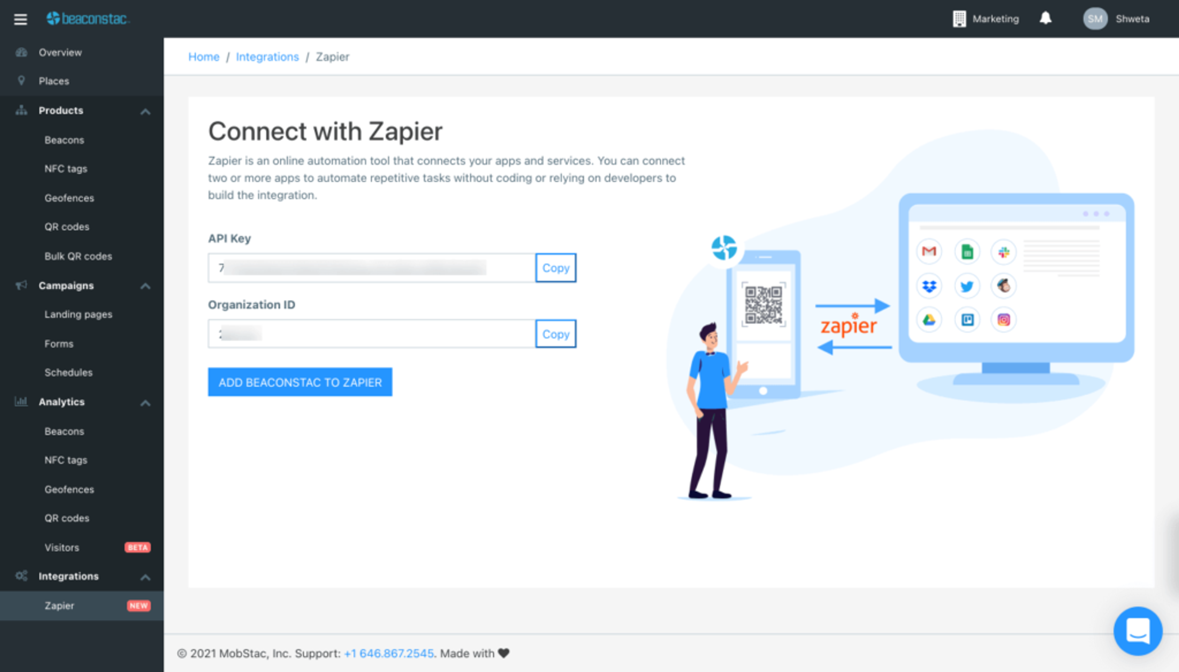 Connect Uniqode to Zapier 