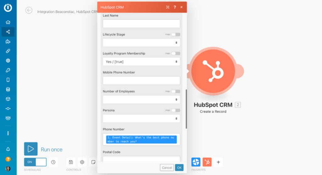 Set the property value