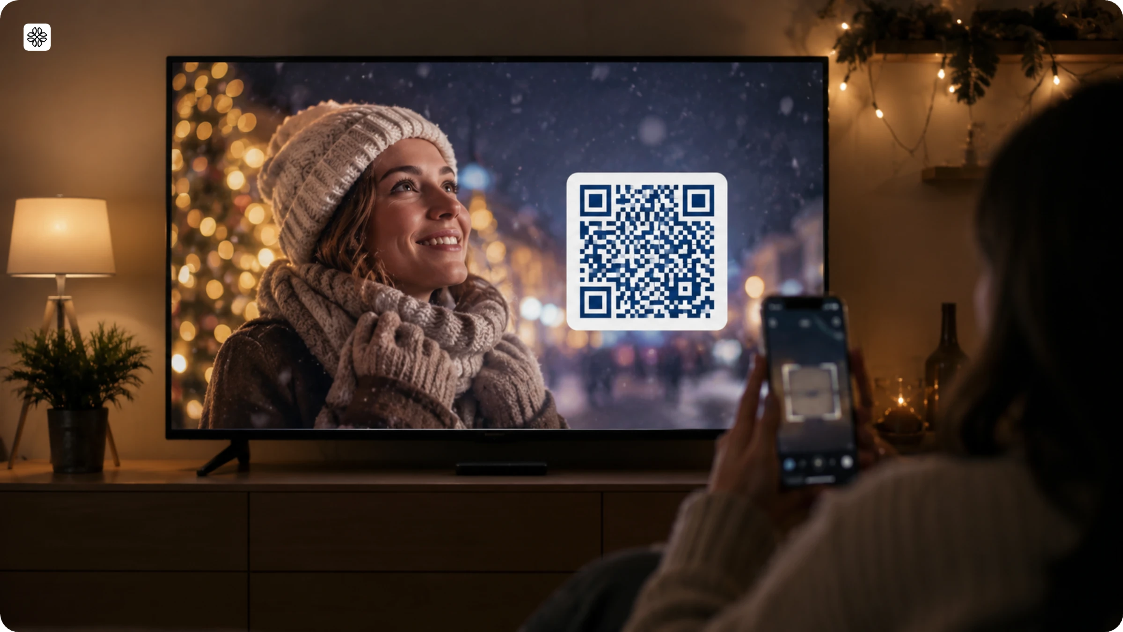 Boots QR Code in TV commercial Christmas campaign