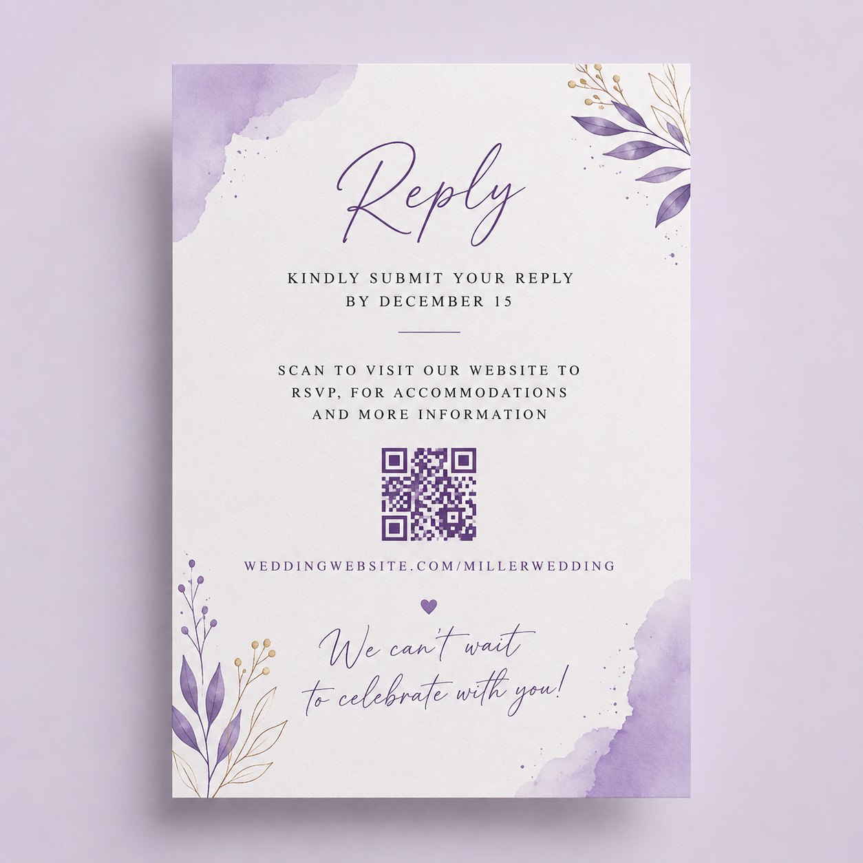 Wedding invit