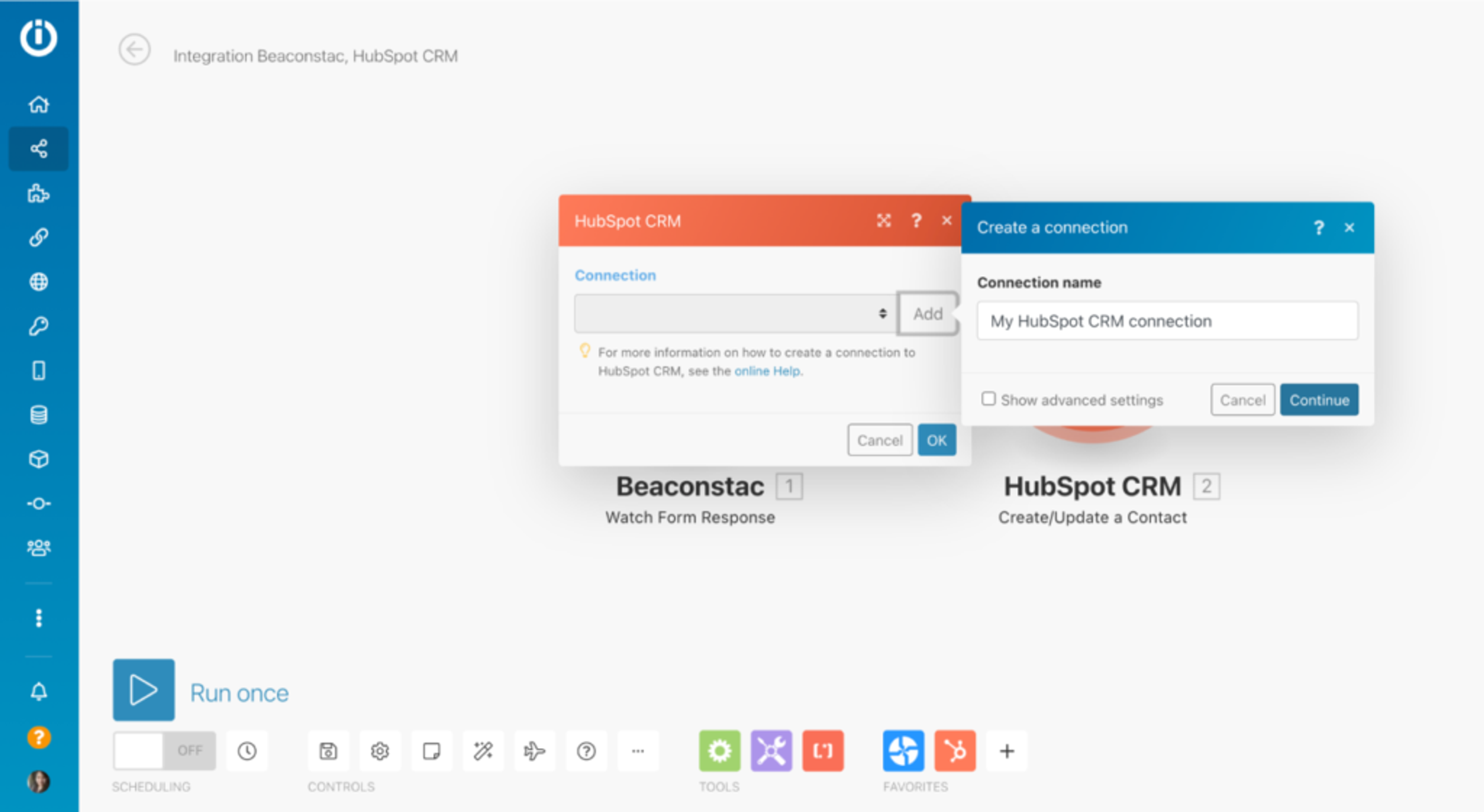 Save your HubSpot connection
