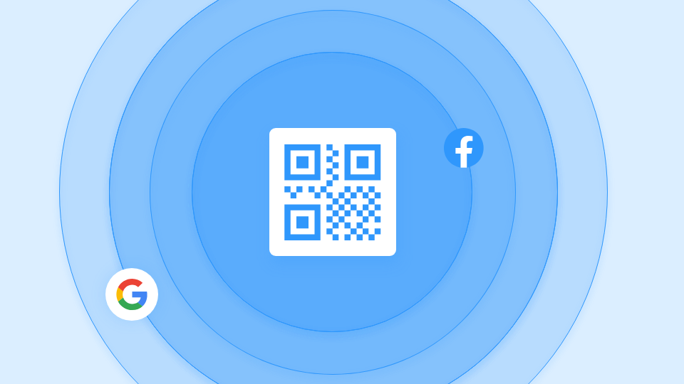 Only Beaconstac allows you to retarget with QR Codes on Facebook and Google
