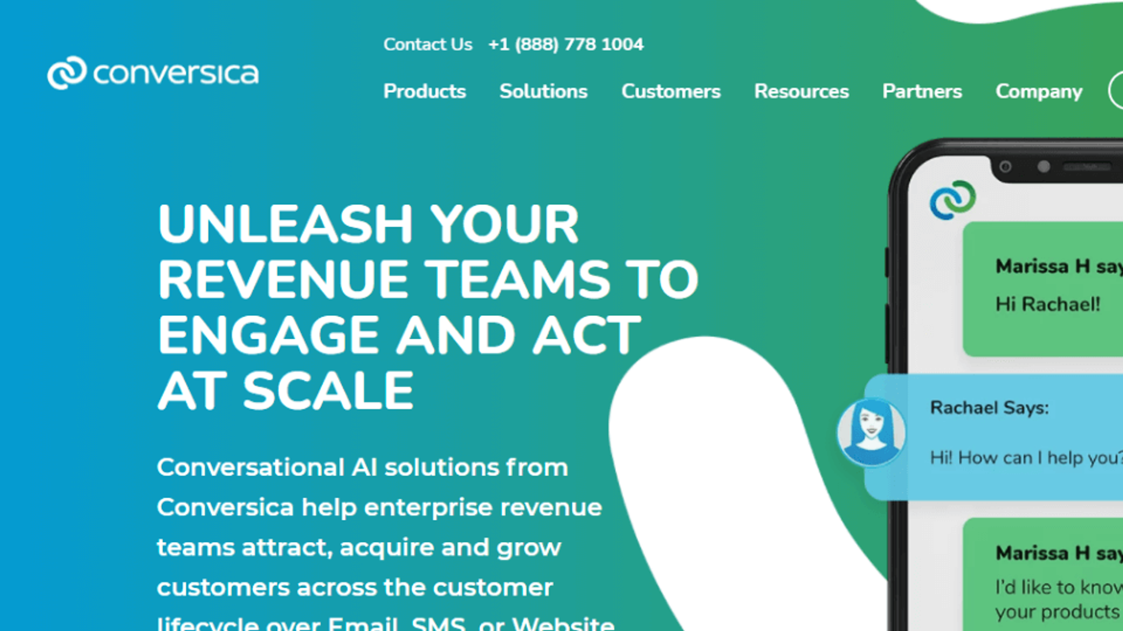 Conversica is a conversational AI solution