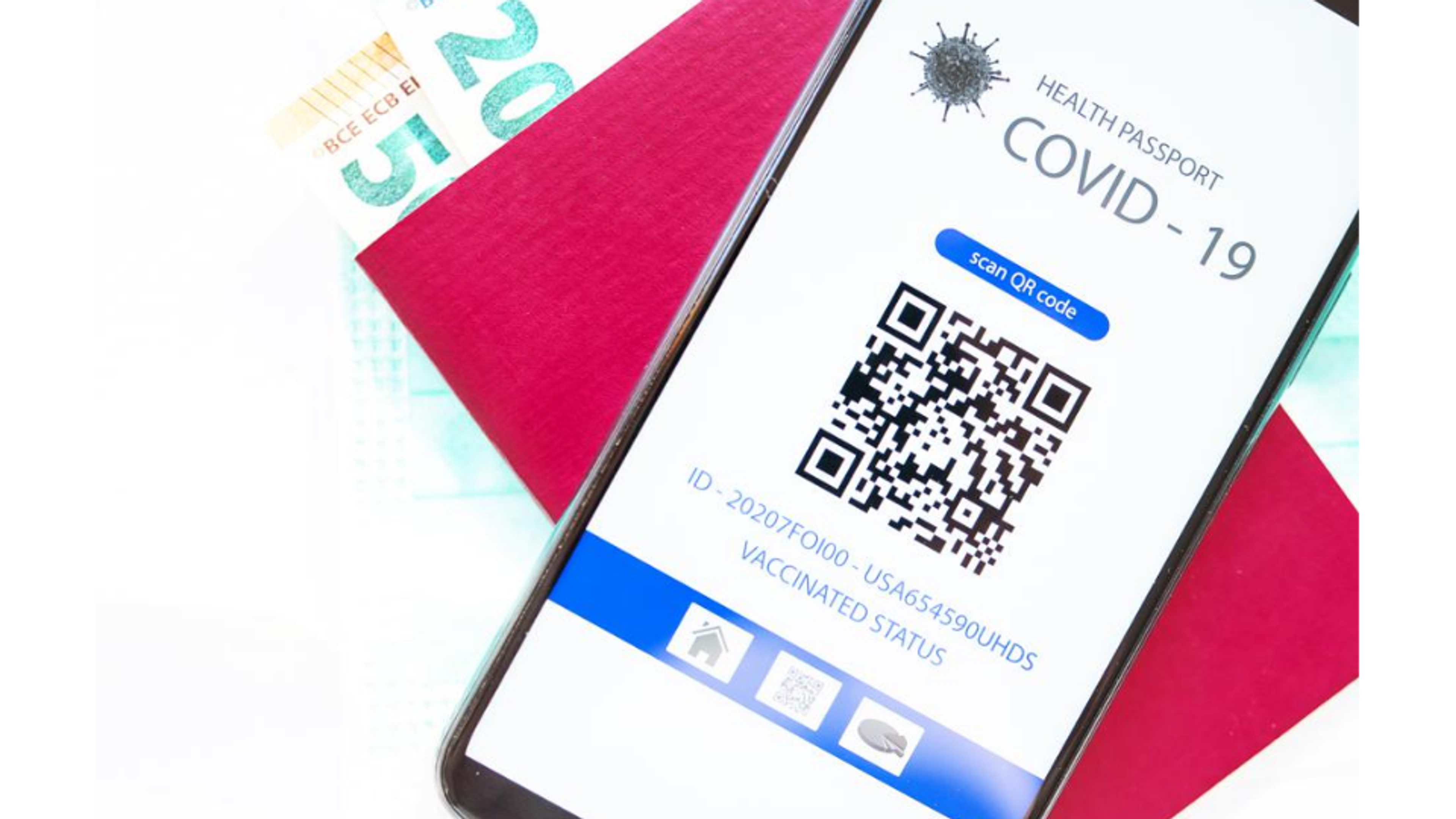 Vaccination passport QR Code in India