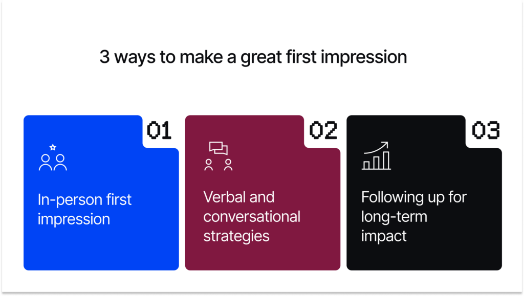 3 ways to make a great first impression