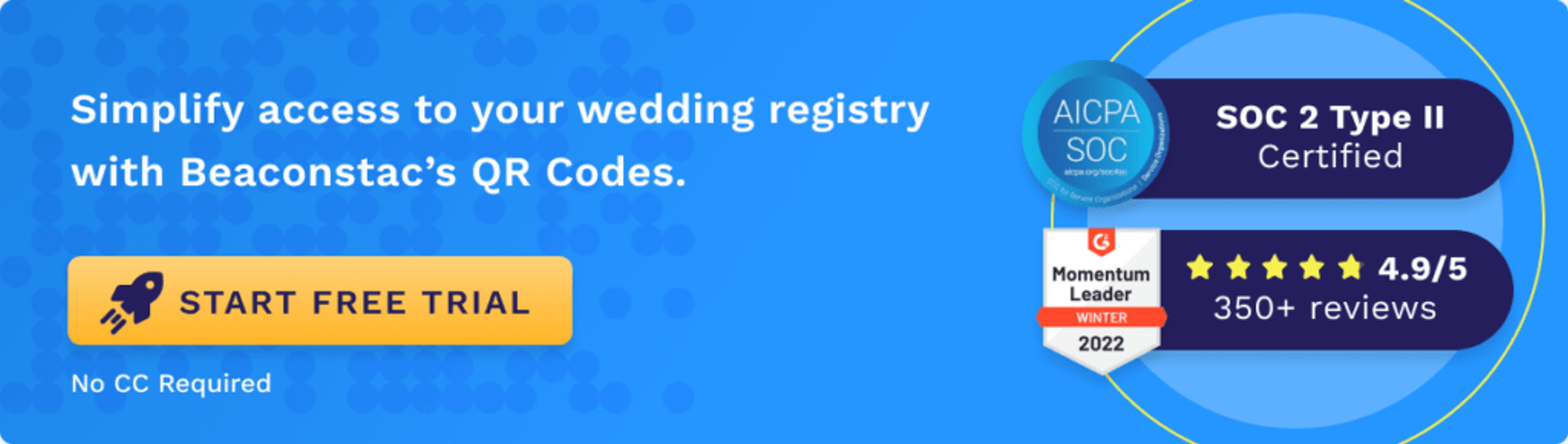 Use Uniqode to create QR Codes for wedding registry
