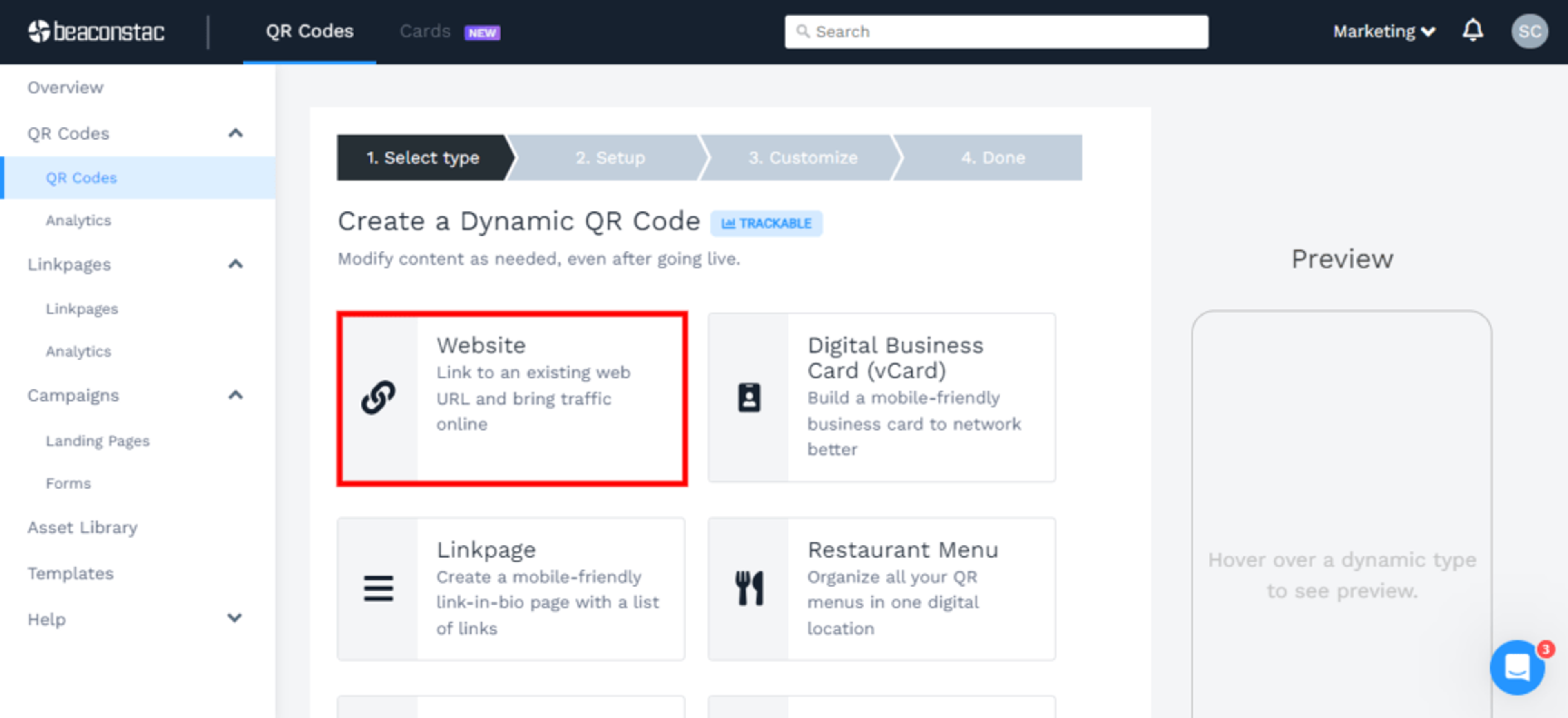 choose-file-type-website
