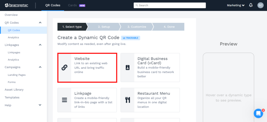 choose-file-type-website