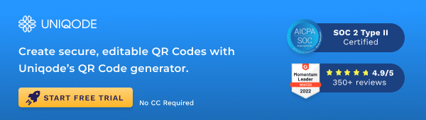 Uniqode’s QR Code solution is the most secure and capable QR platform