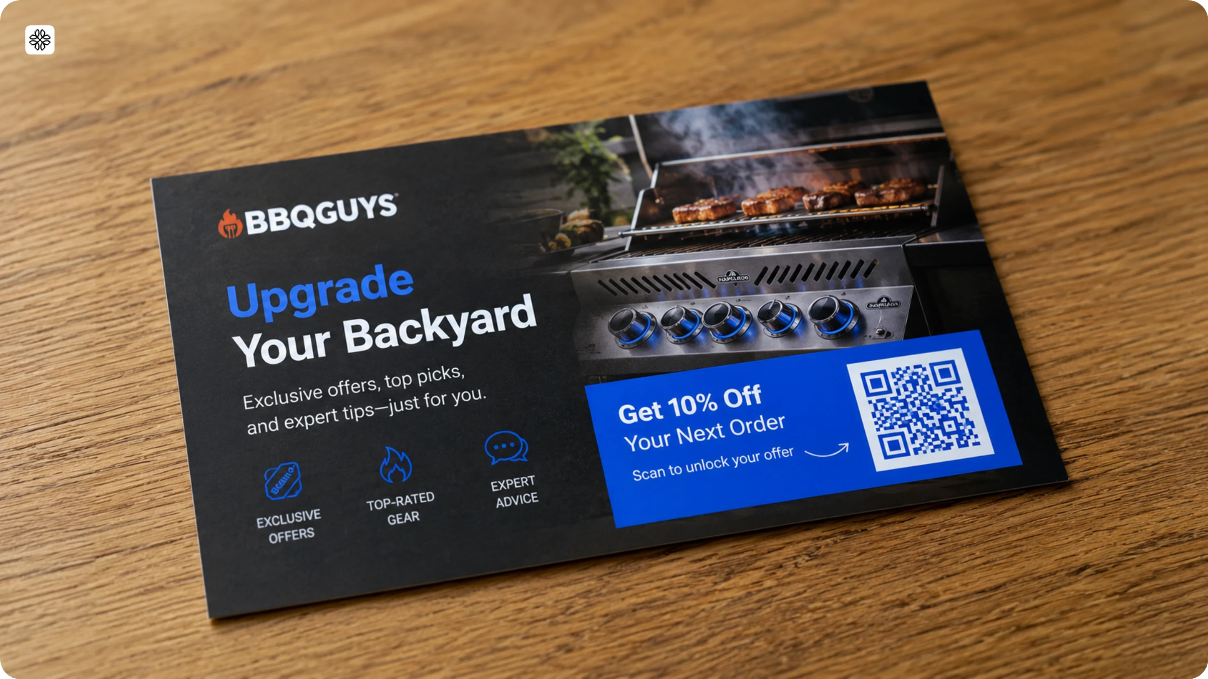 QR Code usage by BBQGuys