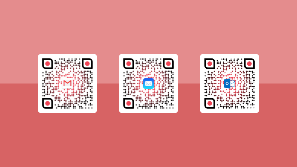 Single QR Code for multiple email clients.