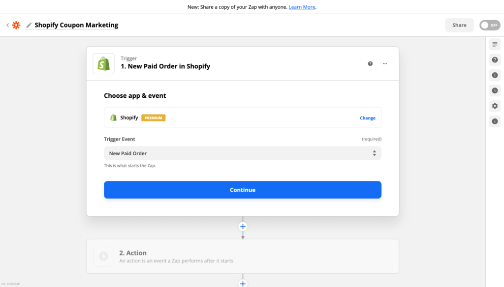 Set up your Zapier trigger