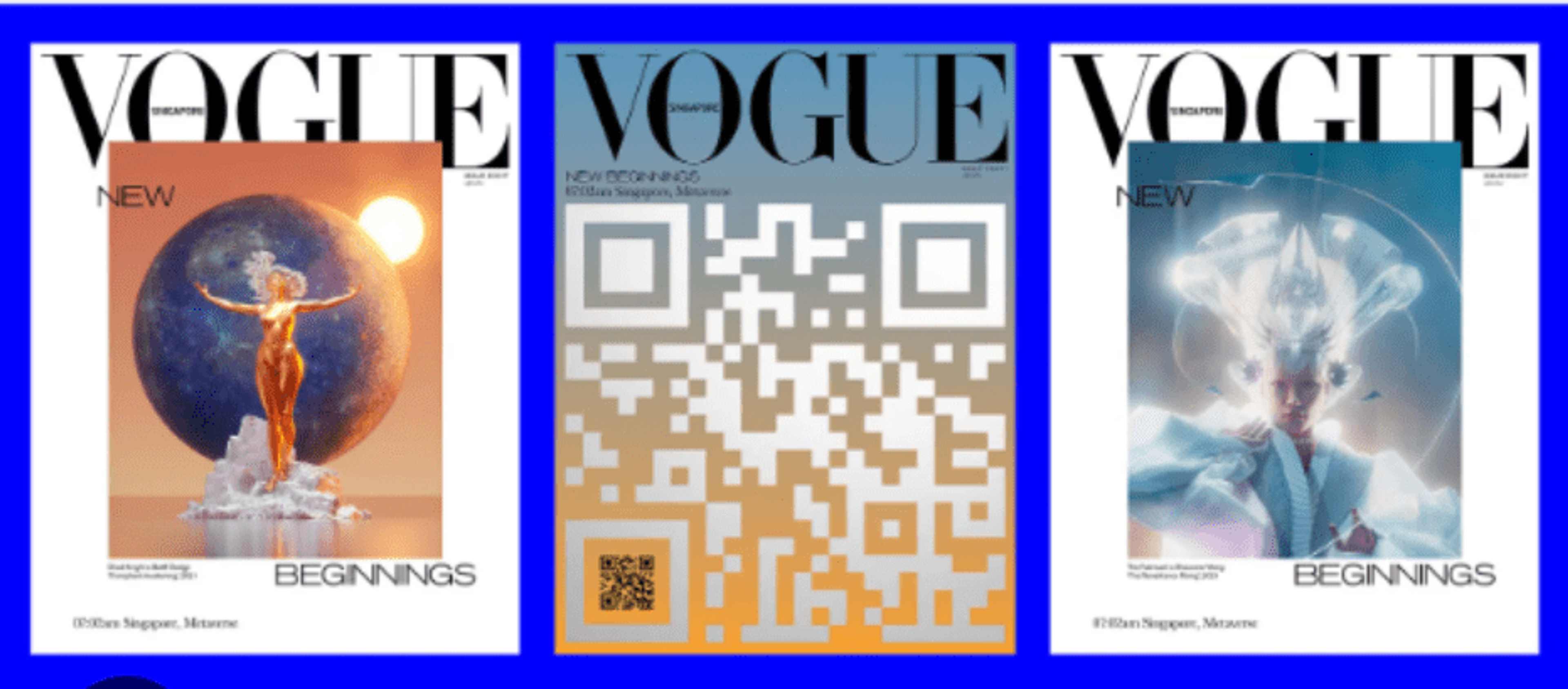 High quality vogue magazine qr code in png format