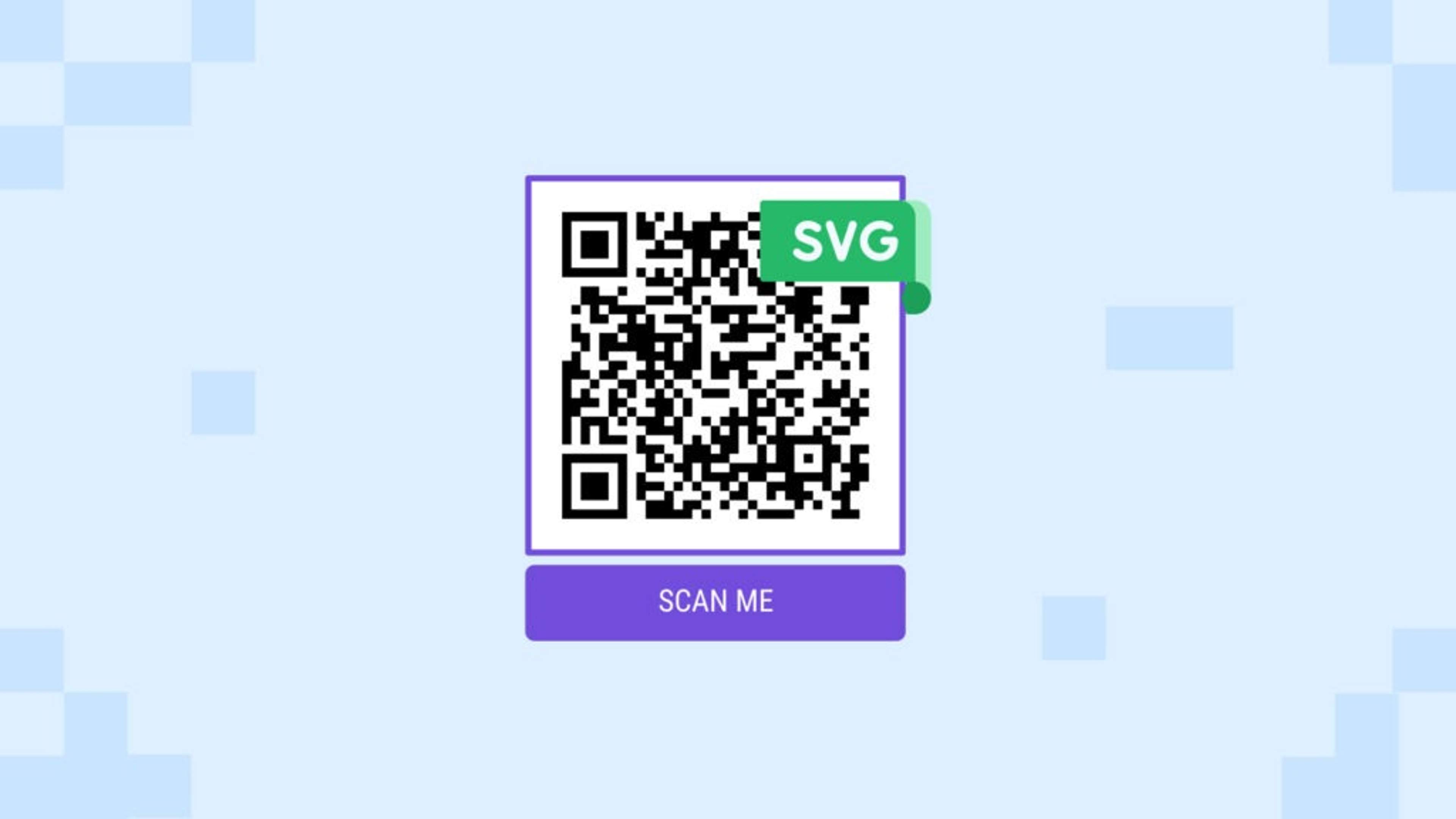 SVG QR Codes are QR Codes in Scalable Vector Graphics format