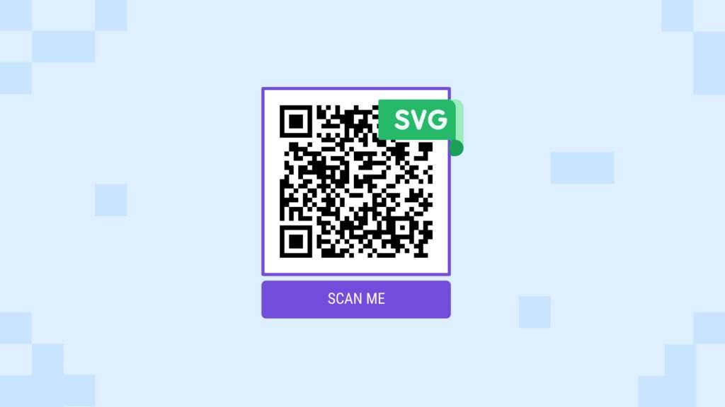 SVG QR Codes are QR Codes in Scalable Vector Graphics format