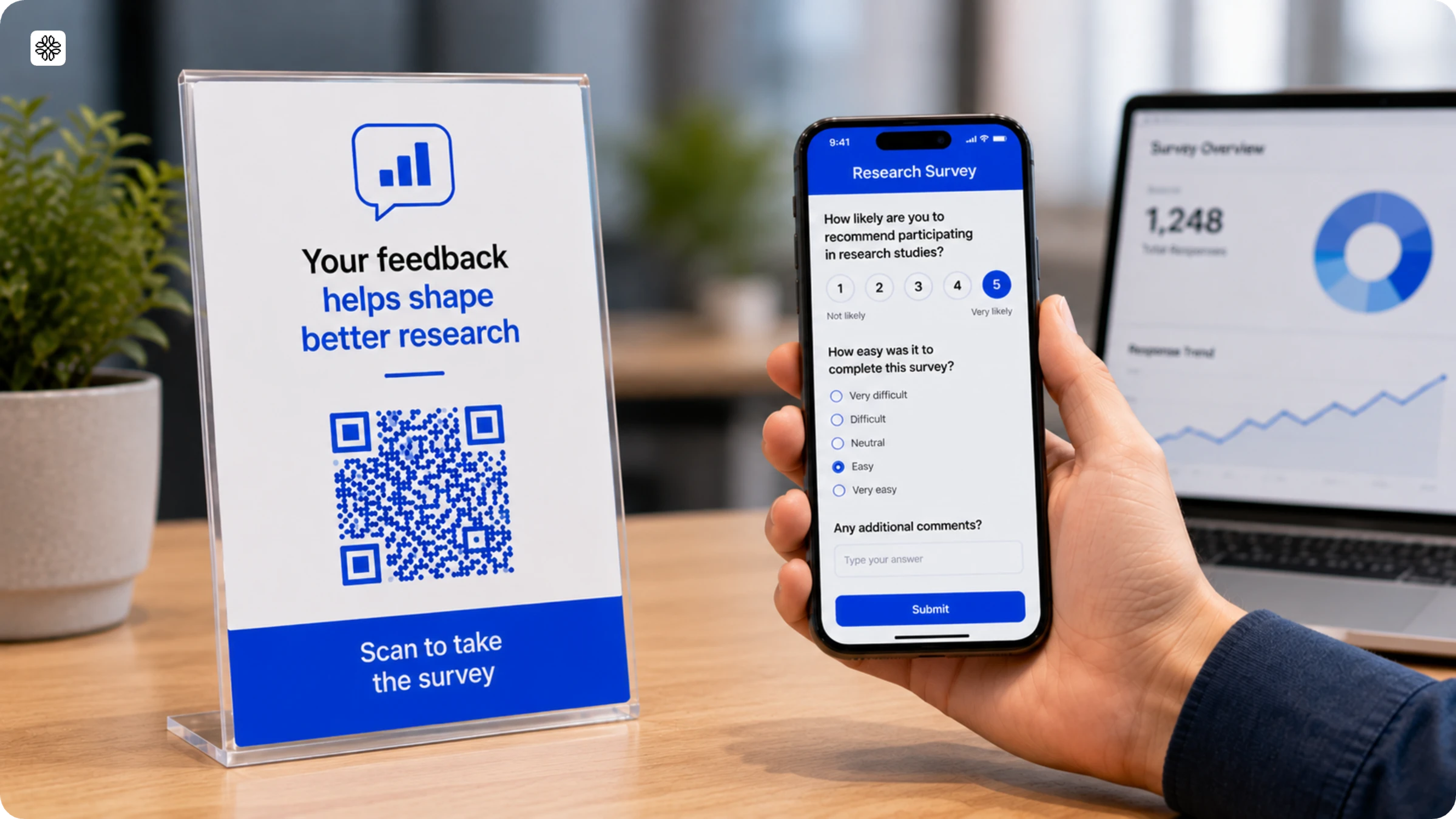 QR Code surveys in research firms