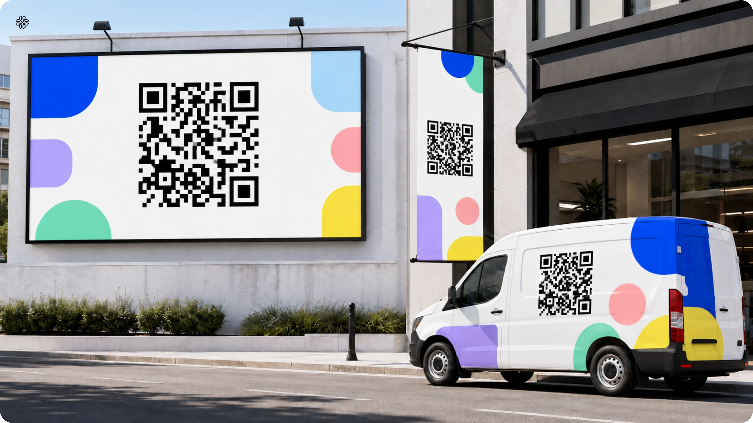 Vector QR Codes on large-format print: billboards, banners, and vehicle wraps