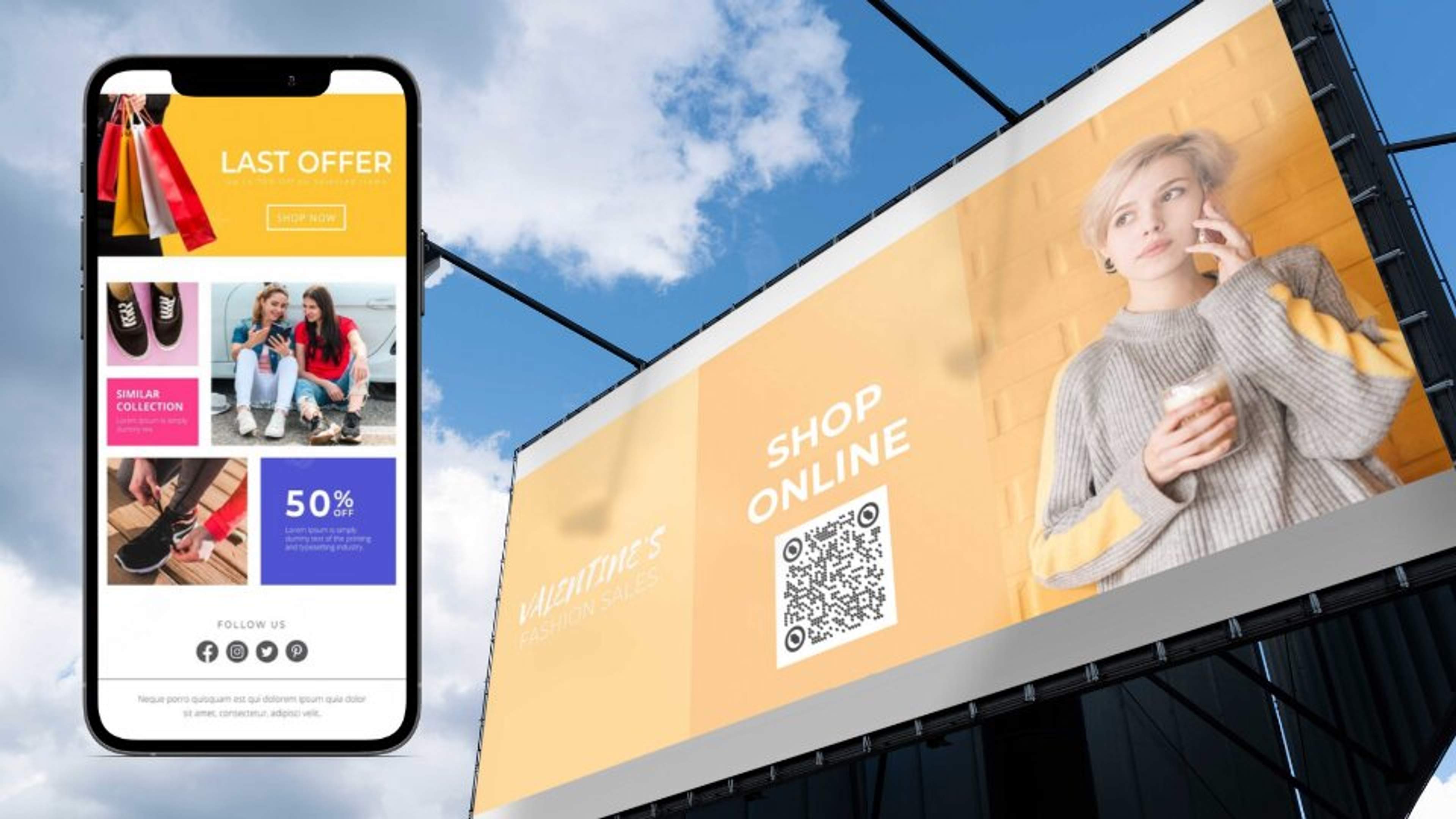 qr code for billboard advertisement