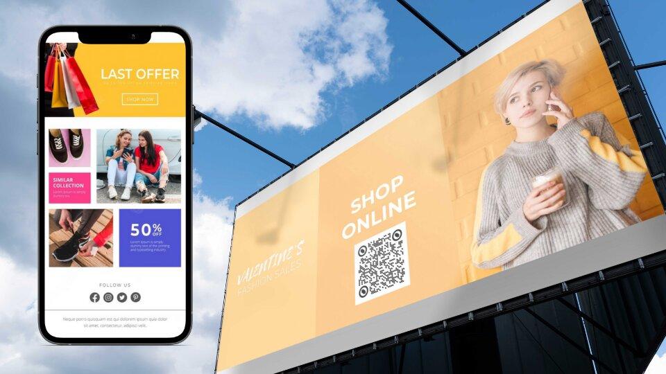 qr code for billboard advertisement