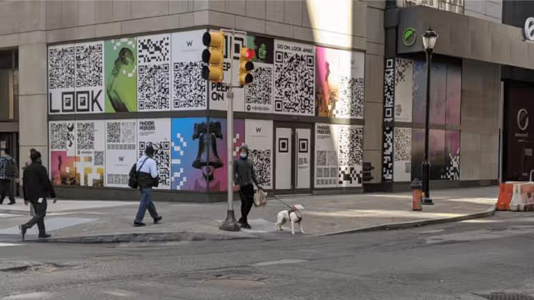 W hotels uses QR codes for promotions