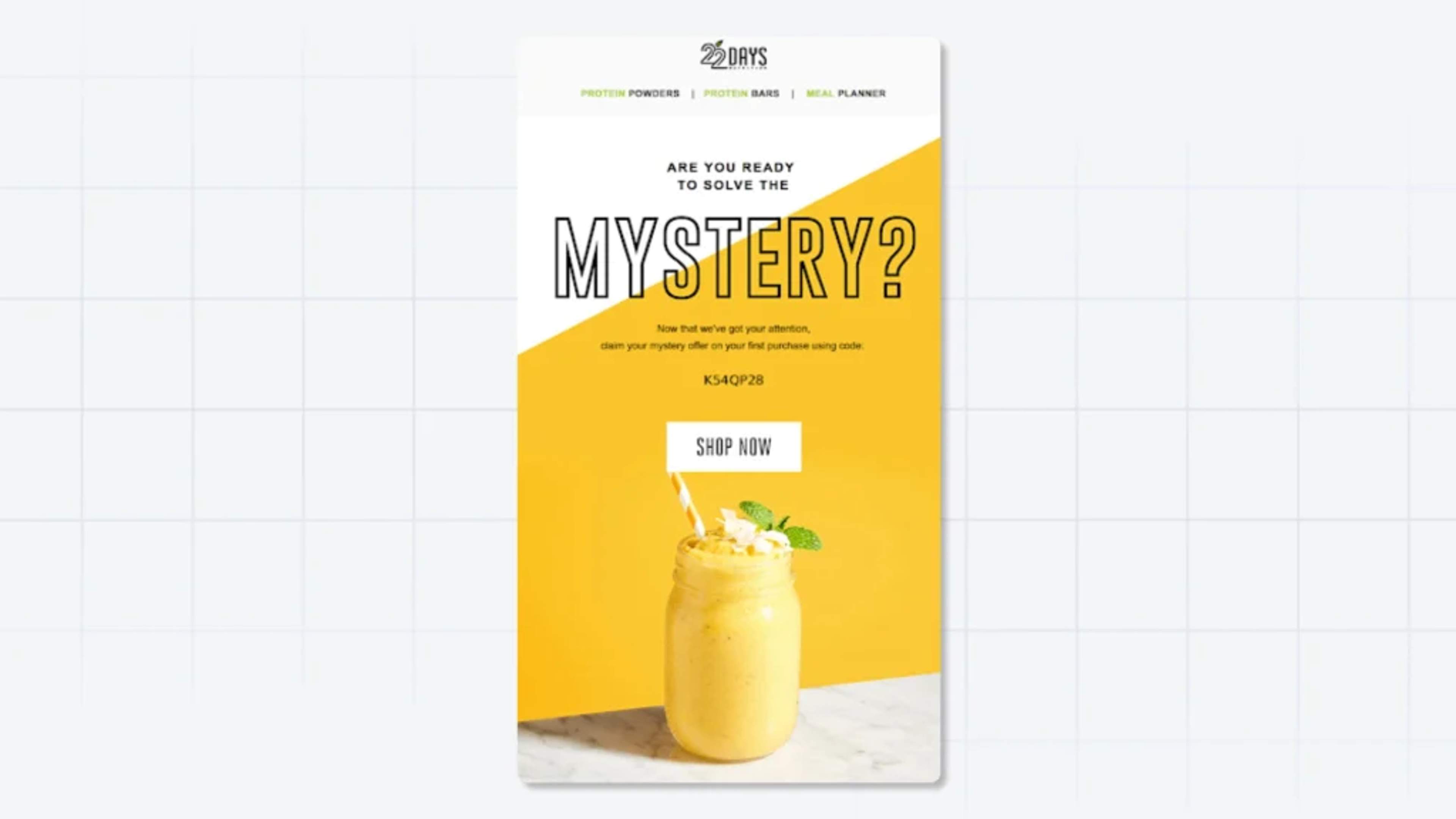 22 Days Nutrition’s Random Discounts