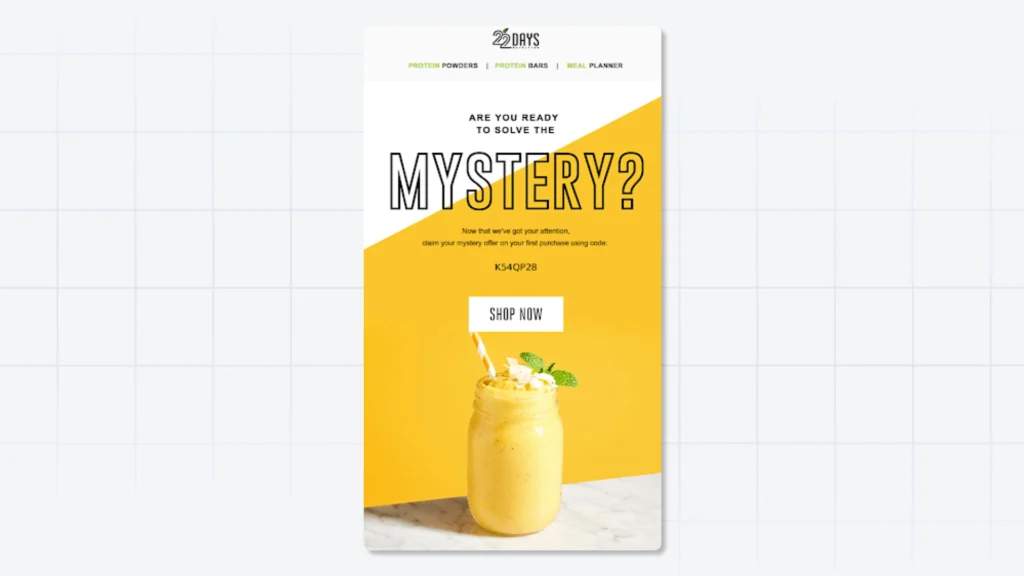 22 Days Nutrition’s Random Discounts