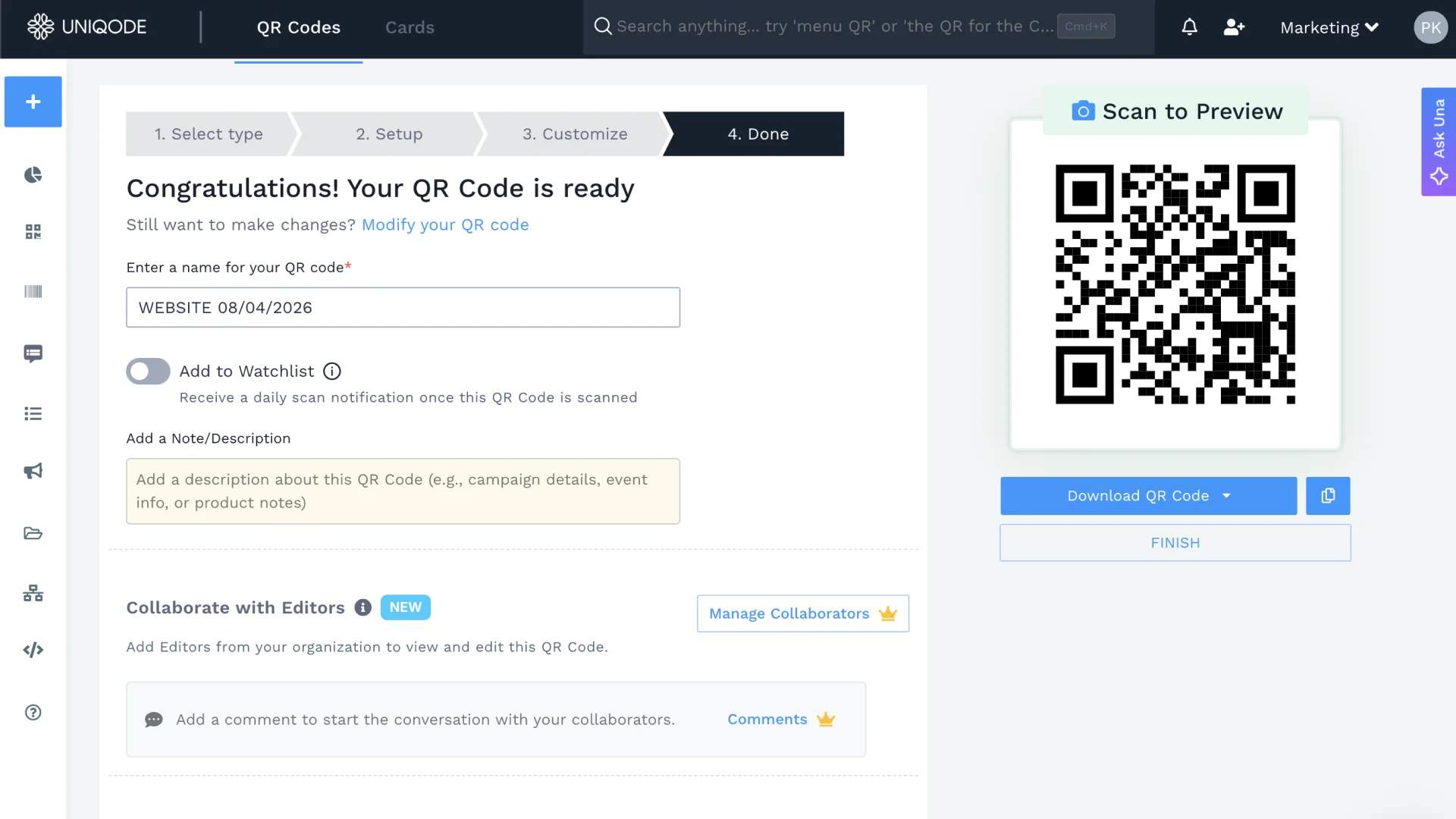 qr code download