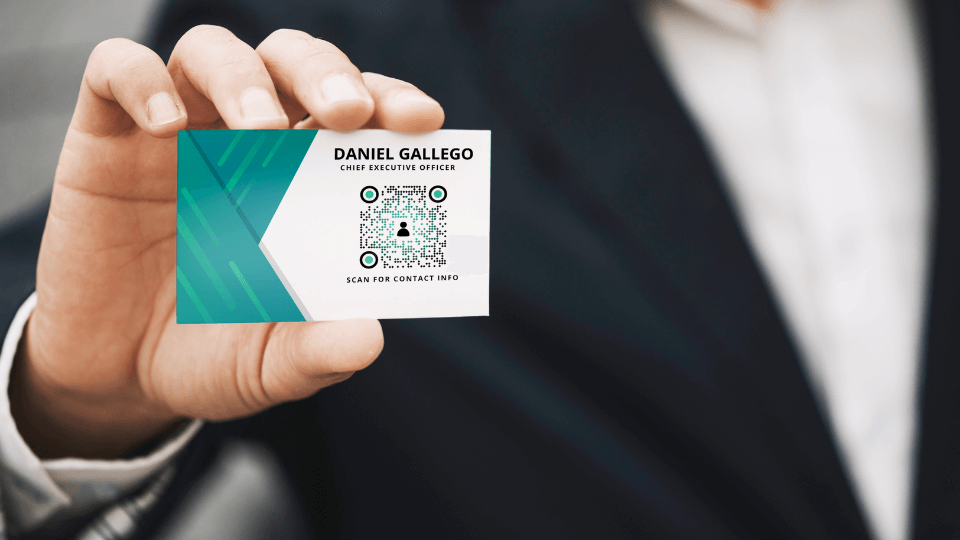 Business card QR Code to share contact information