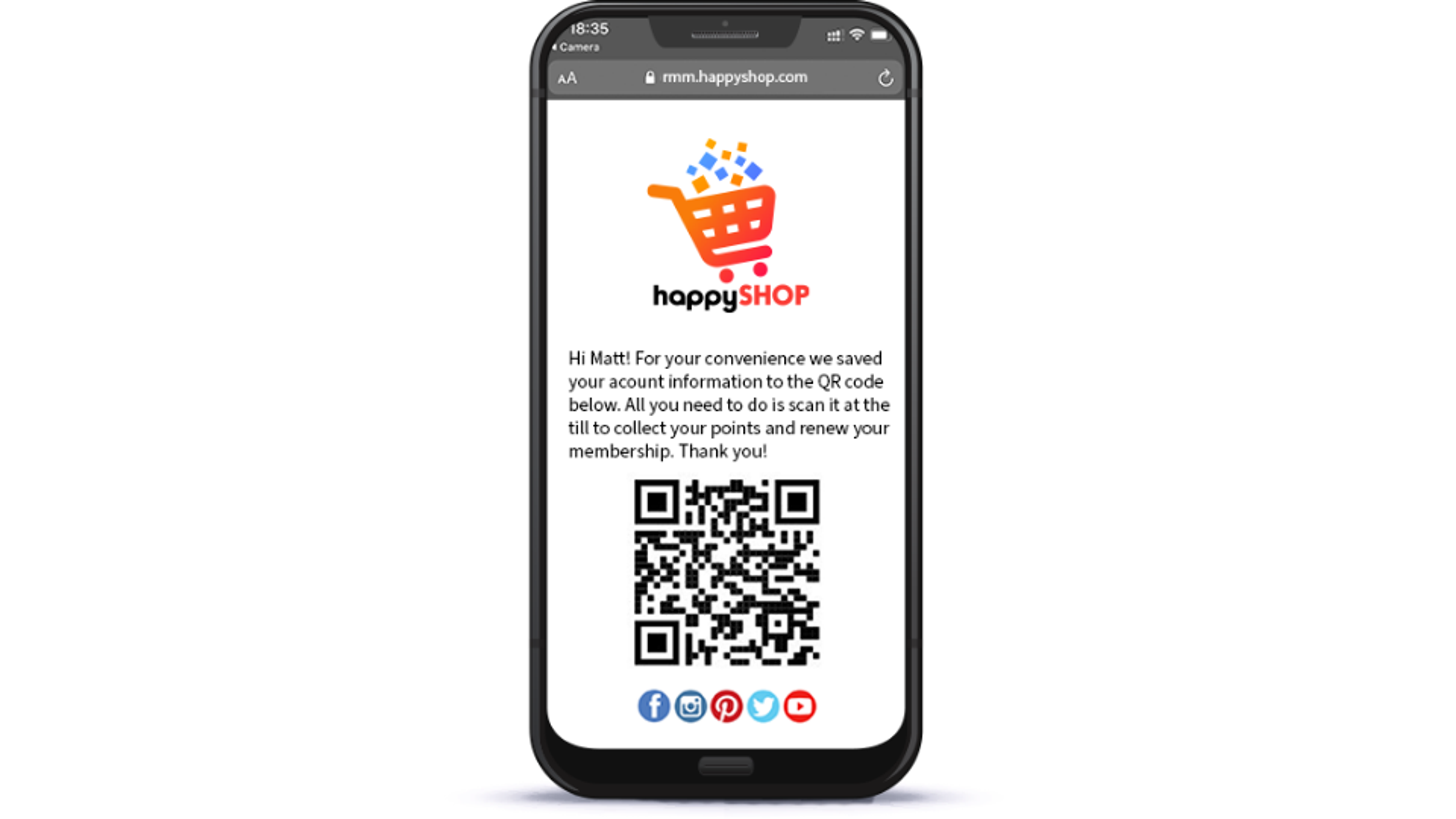QR Codes for membership renewals