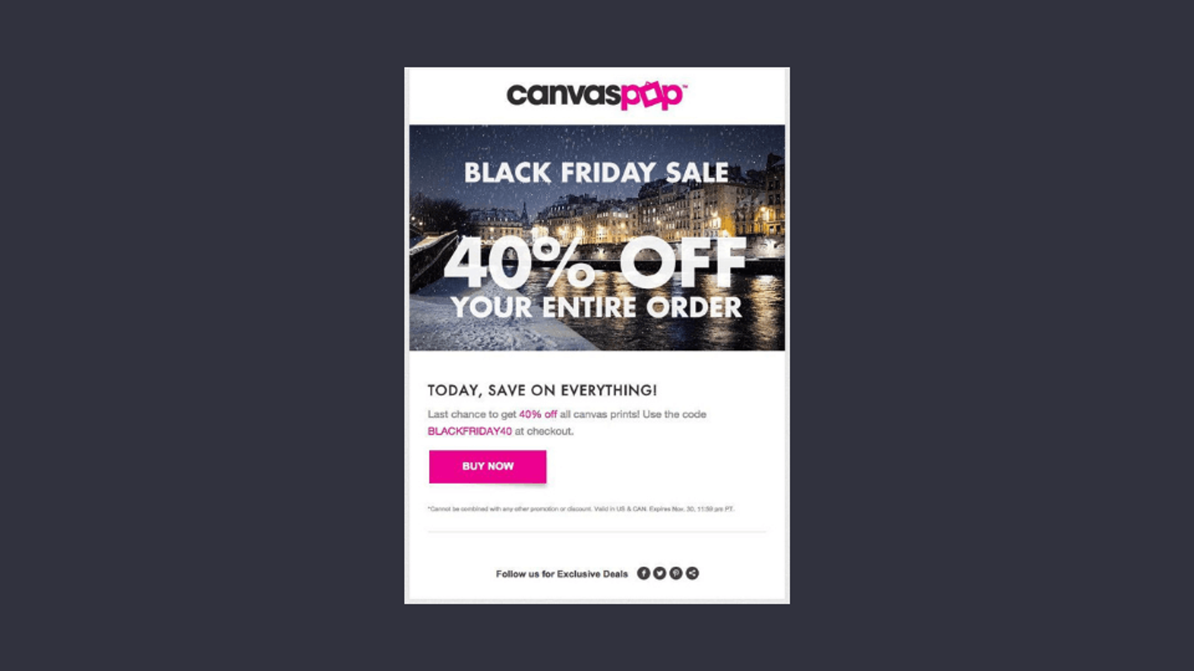 Leverage email marketing