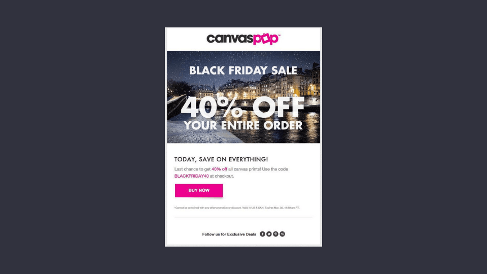 Leverage email marketing