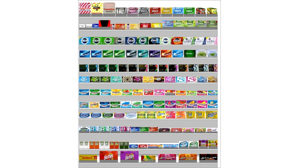 Planogram in a retail store