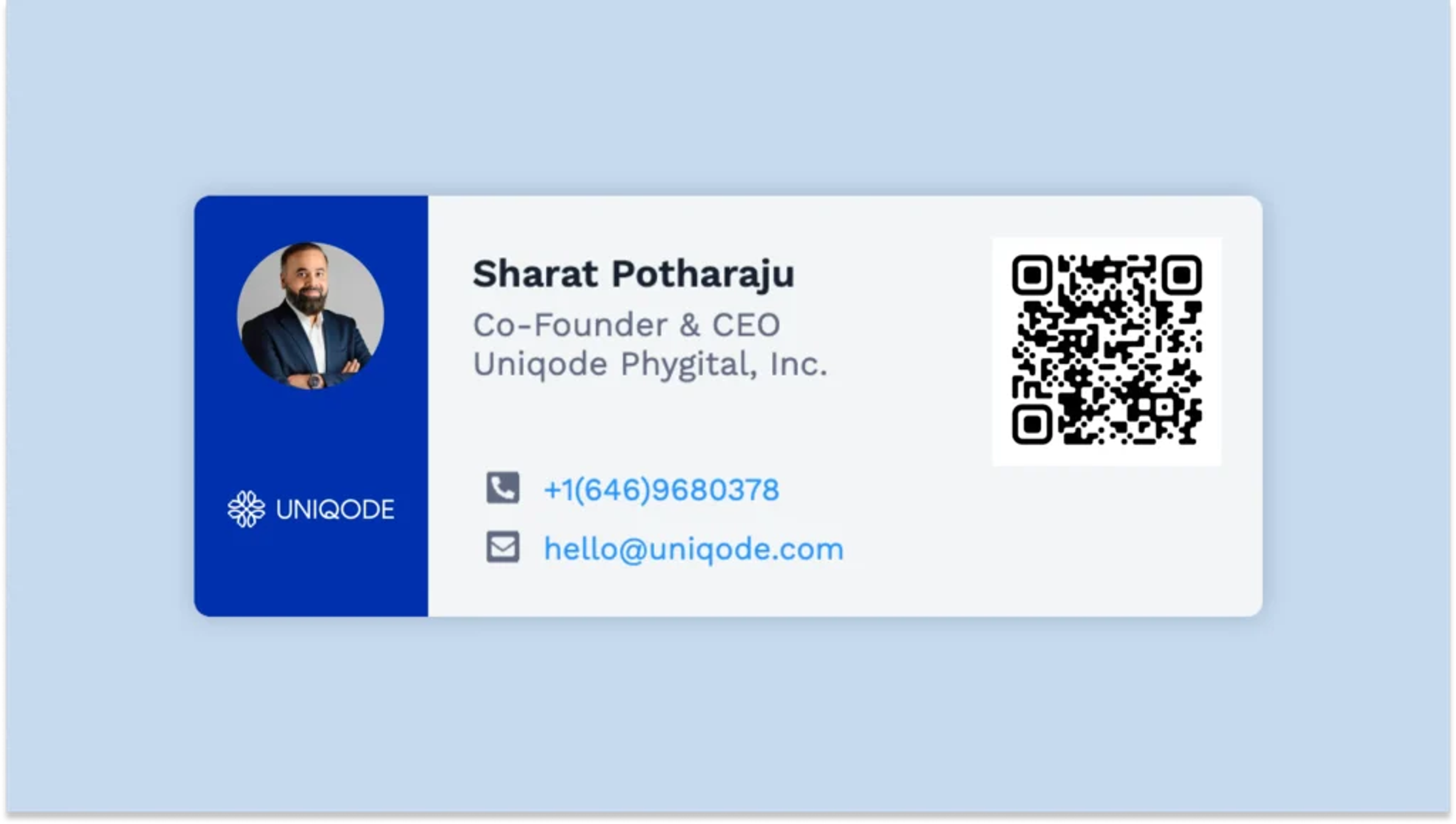 CEO email signature example