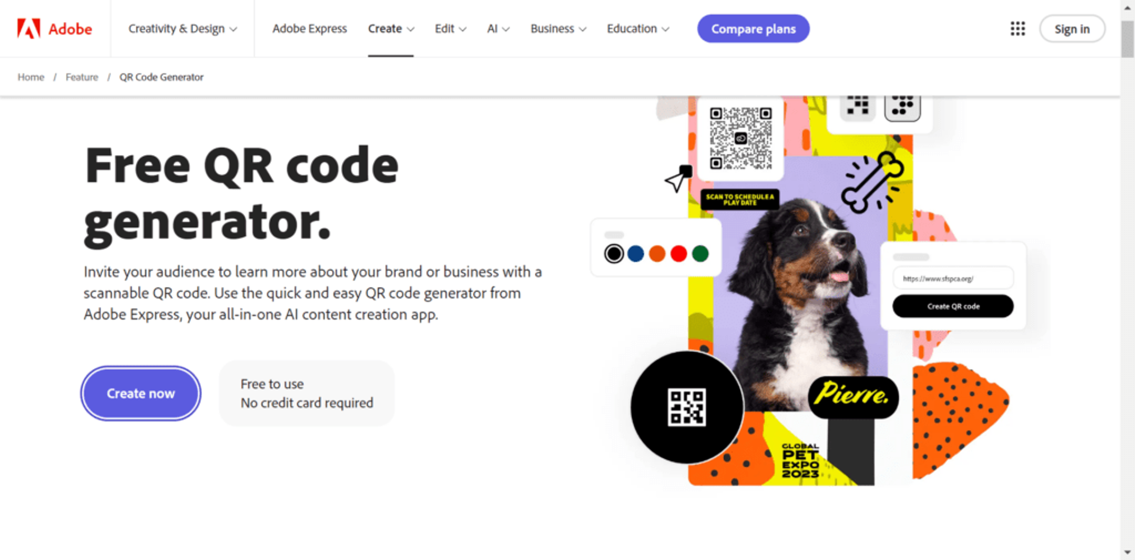 adobe qr code generator 