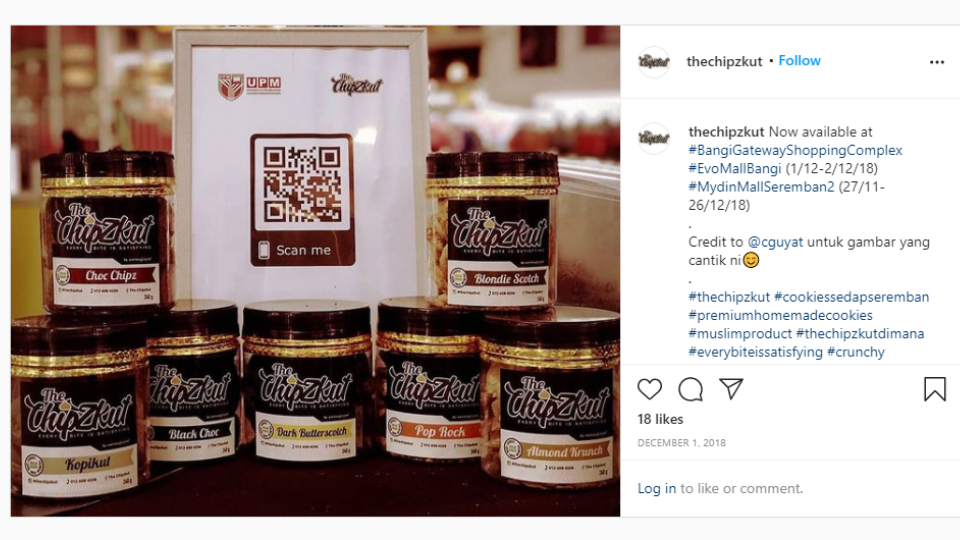 QR Codes on Chipzkut