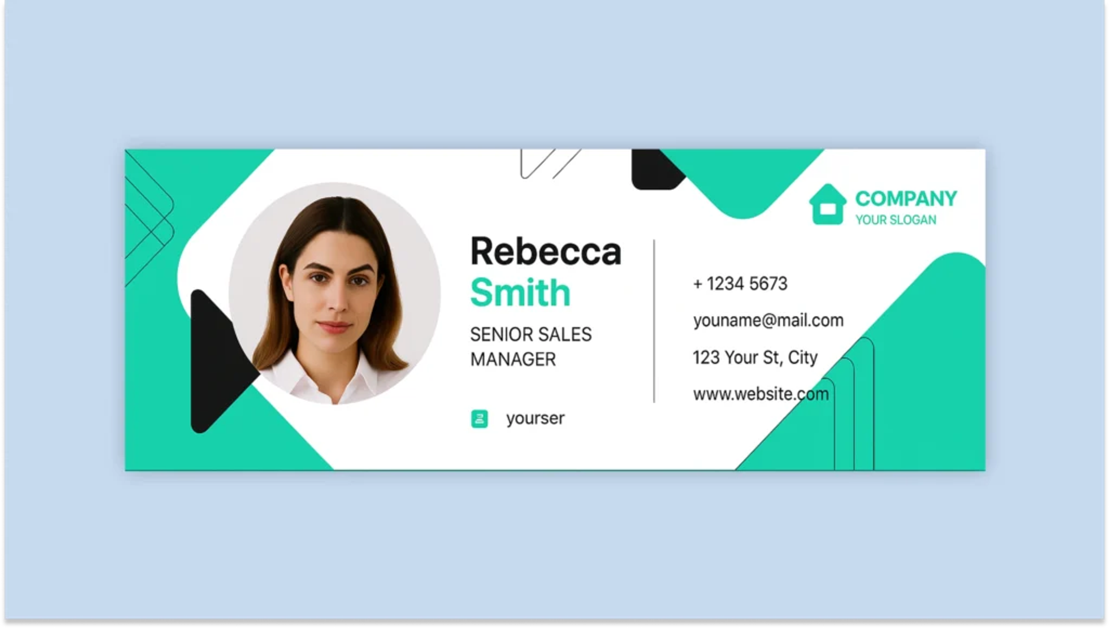 Sales professionals email signature 