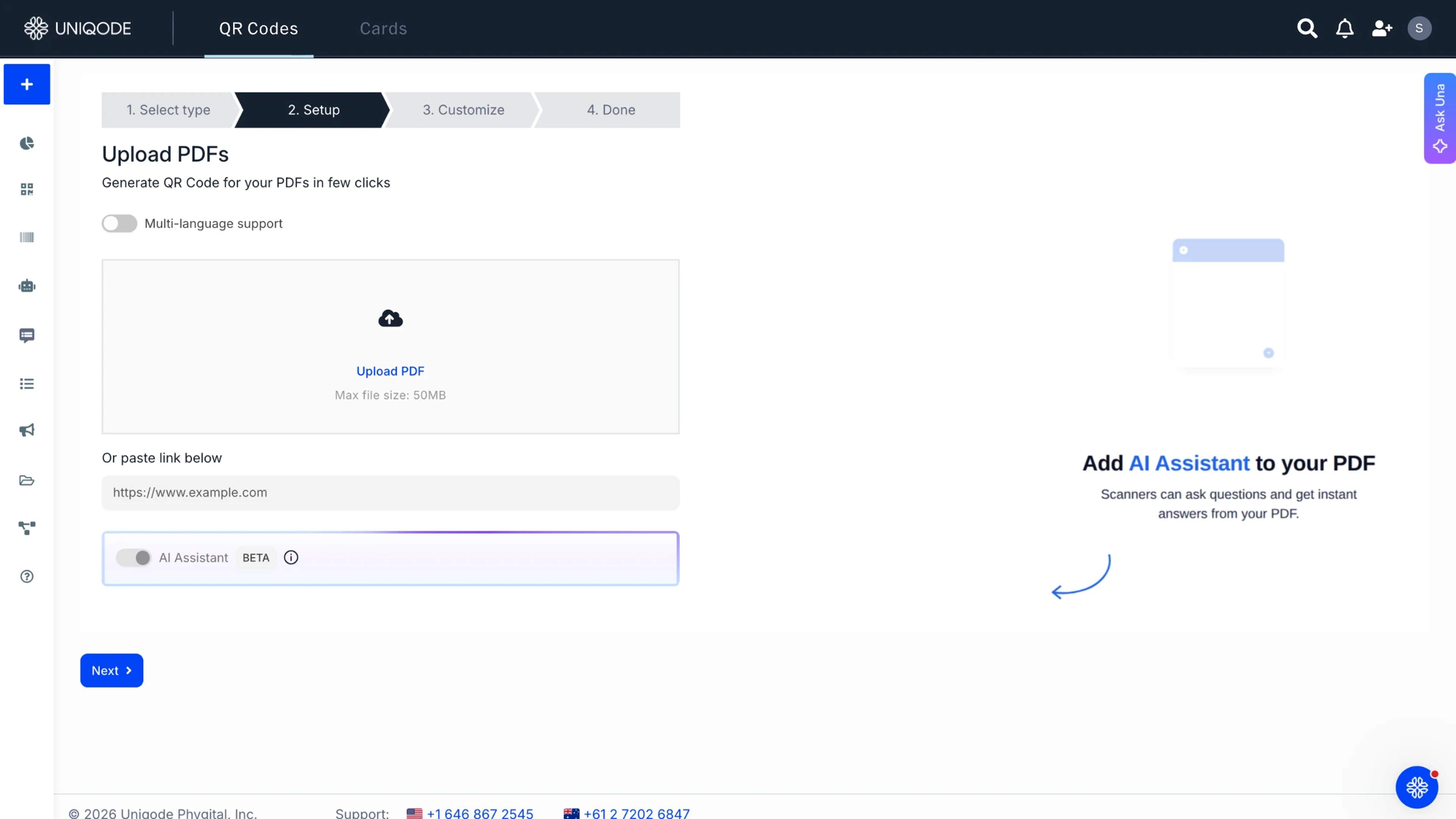 add URL or file