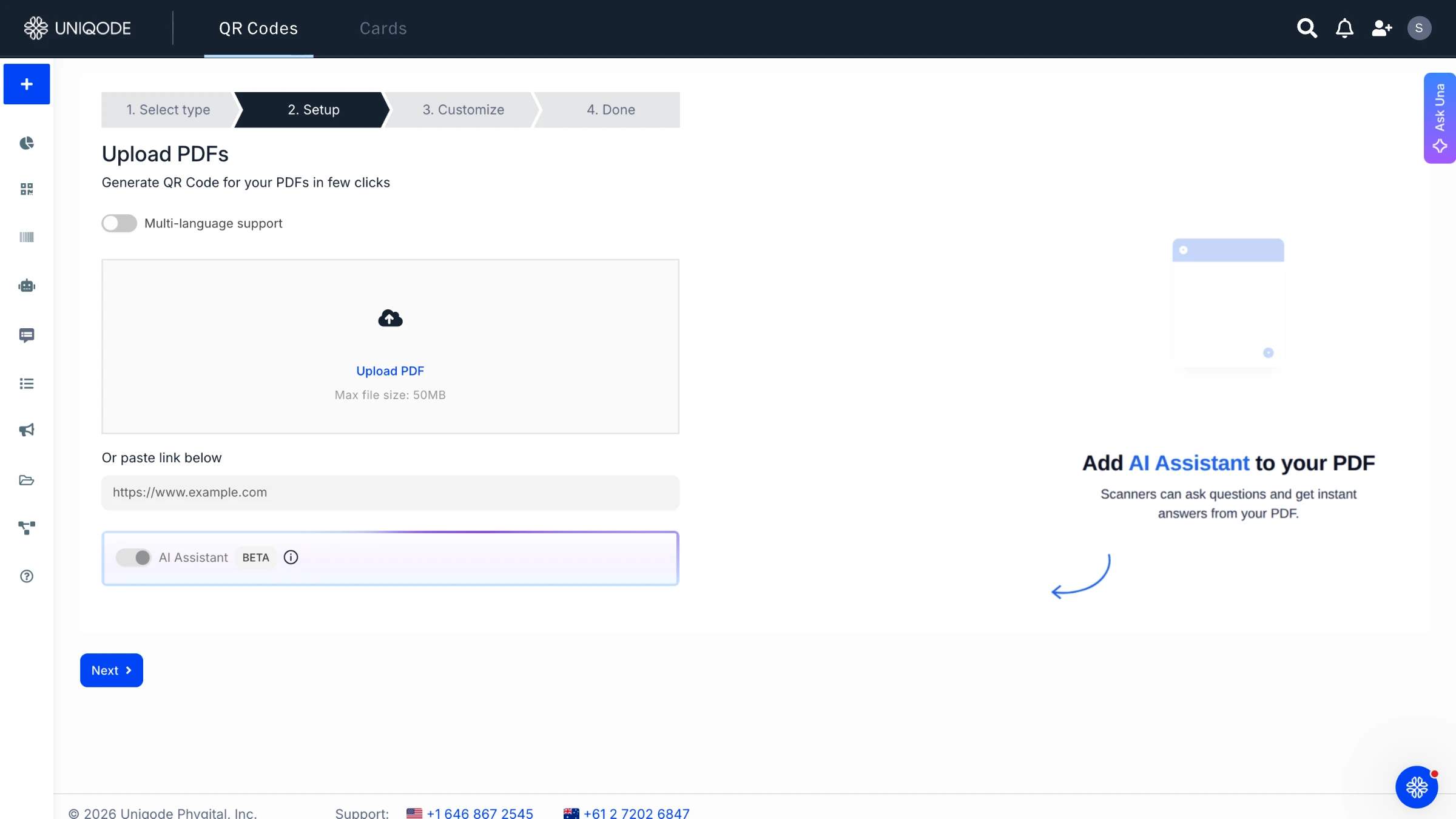 add URL or file