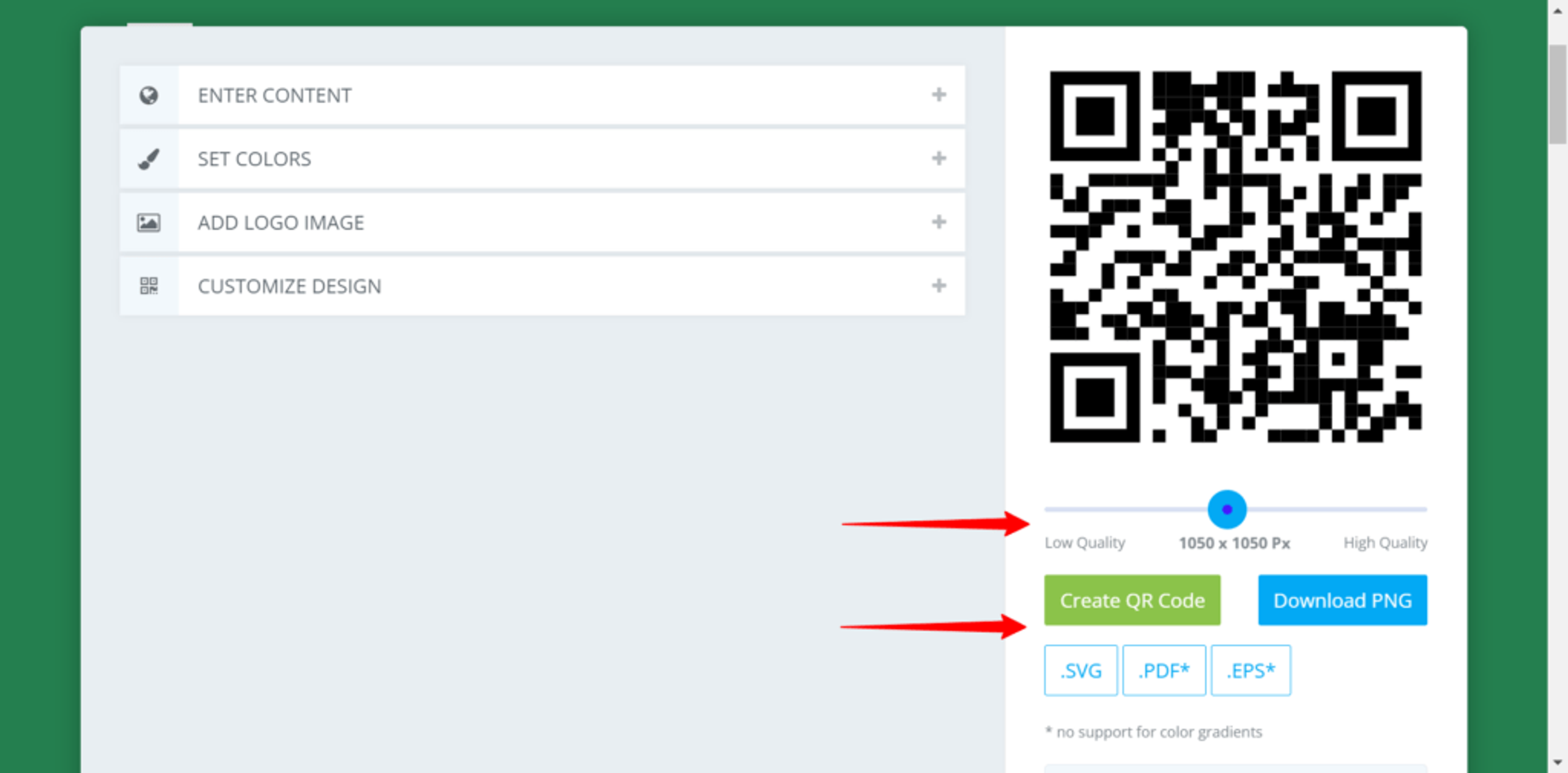 qr code monkey slider