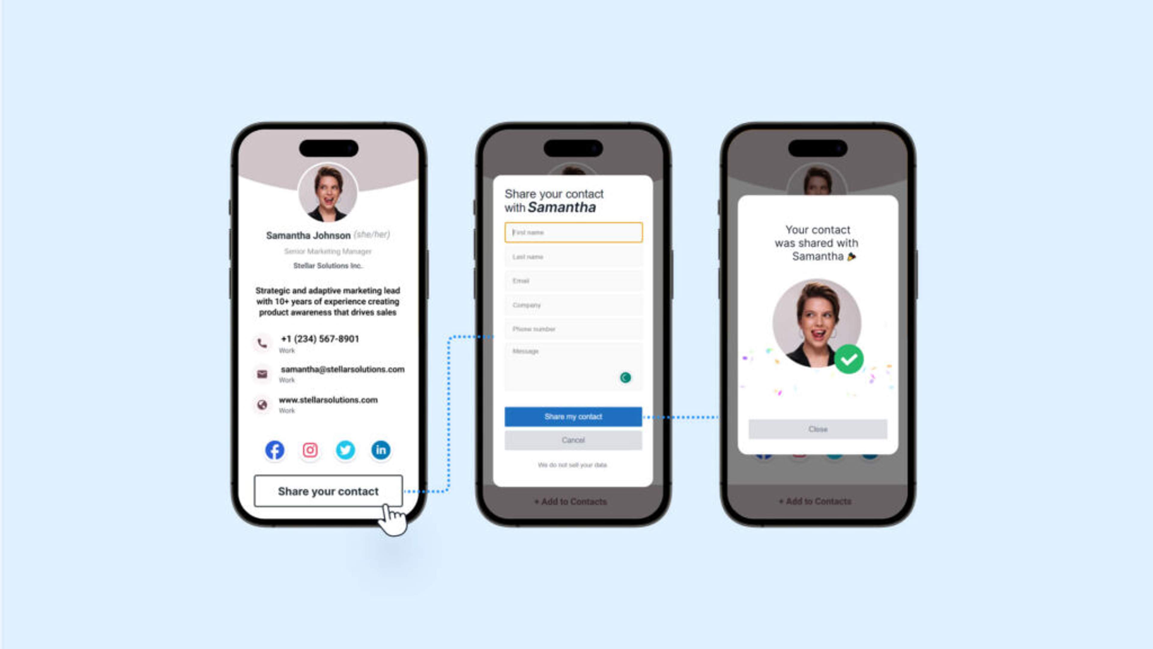 Instantly capture prospect information during HR conferences.